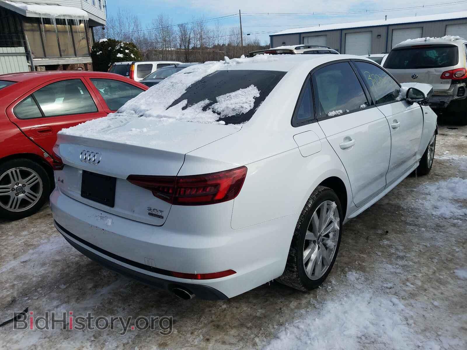 2018 AUDI A4 - VIN: WAUDNAF42JA010444 - Фото 4