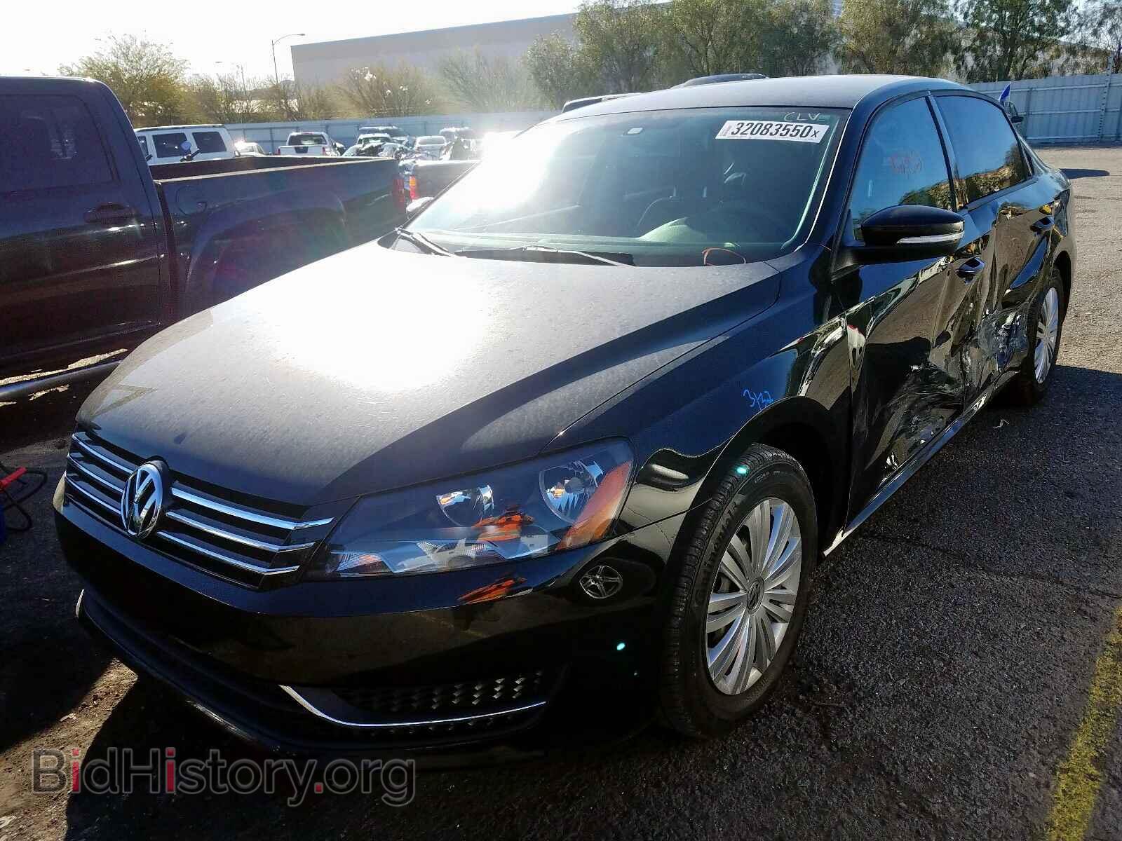 2014 VOLKSWAGEN PASSAT - VIN: 1VWAT7A37EC051902 - Фото 2