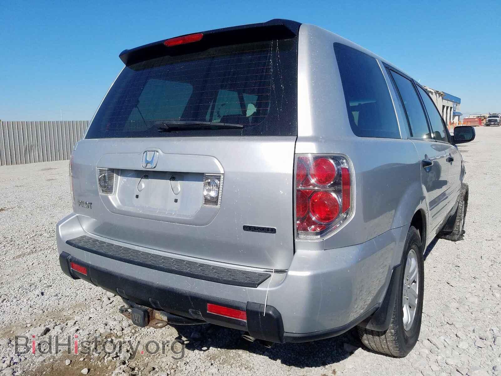 2006 HONDA PILOT - VIN: 5FNYF18186B007843 - Фото 4