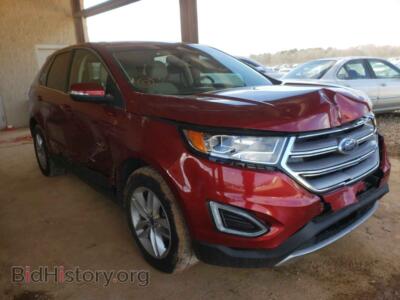 2016 Ford EDGE Edge SEL, red — VIN 2FMPK3J92GBB70372, Copart