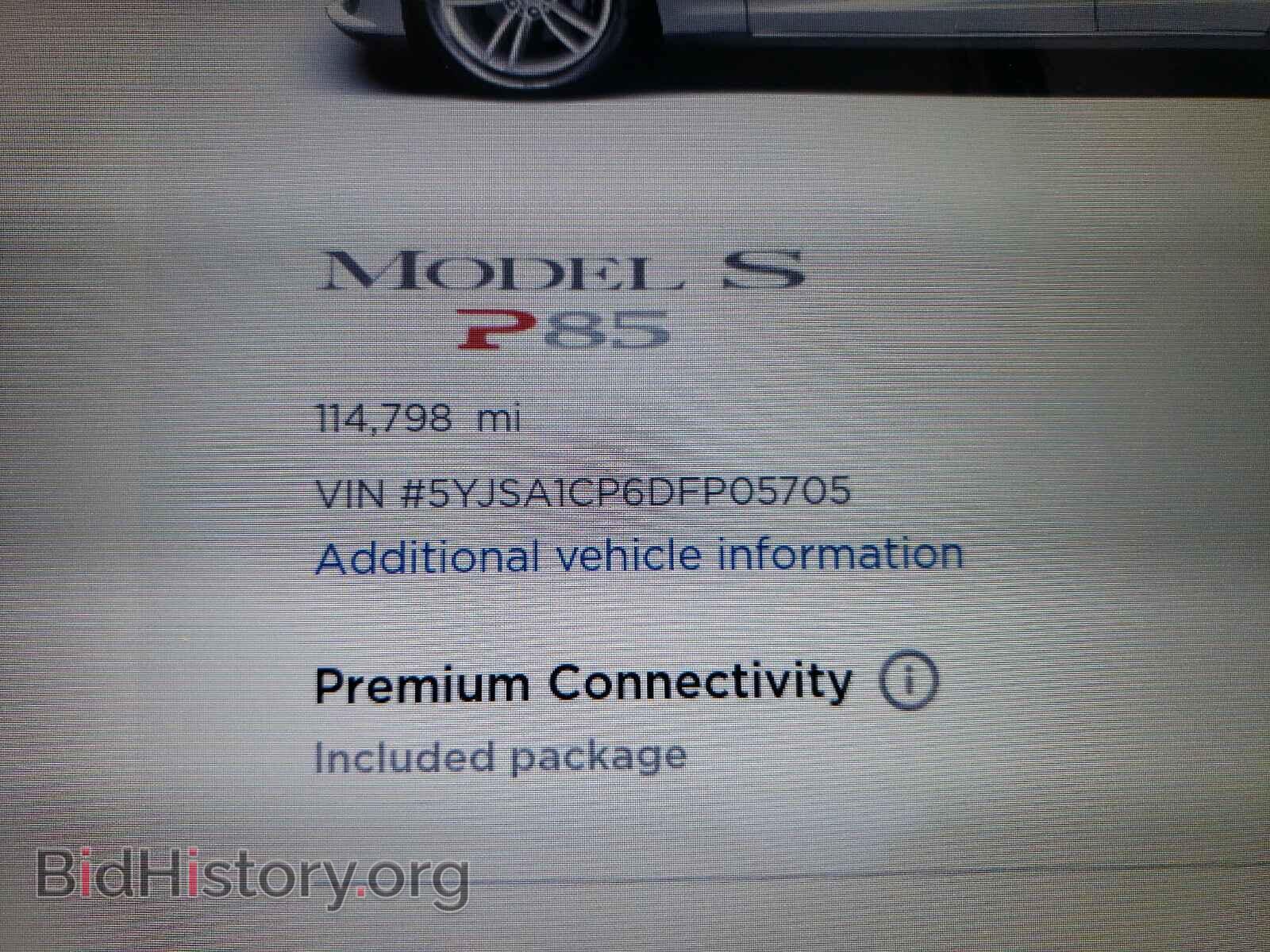 2013 TESLA MODEL S - VIN: 5YJSA1CP6DFP05705 - Фото 8