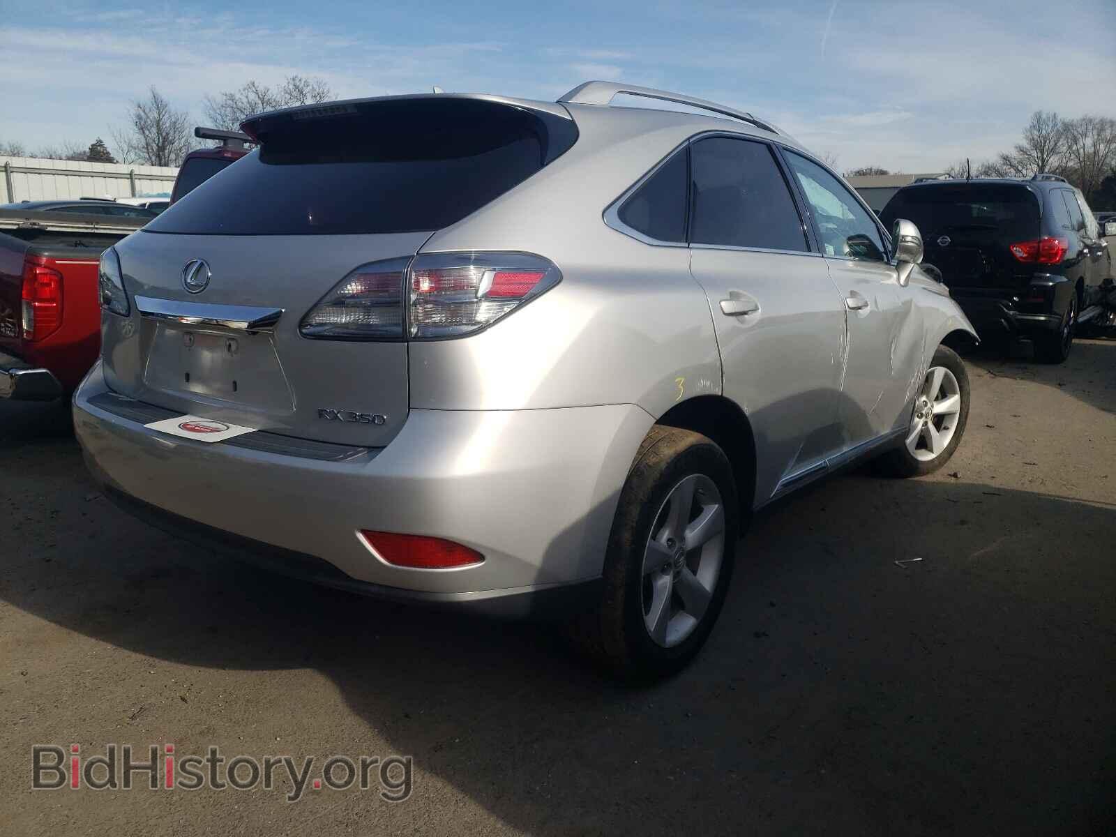 2012 LEXUS RX350 - VIN: 2T2BK1BA4CC125958 - Фото 4