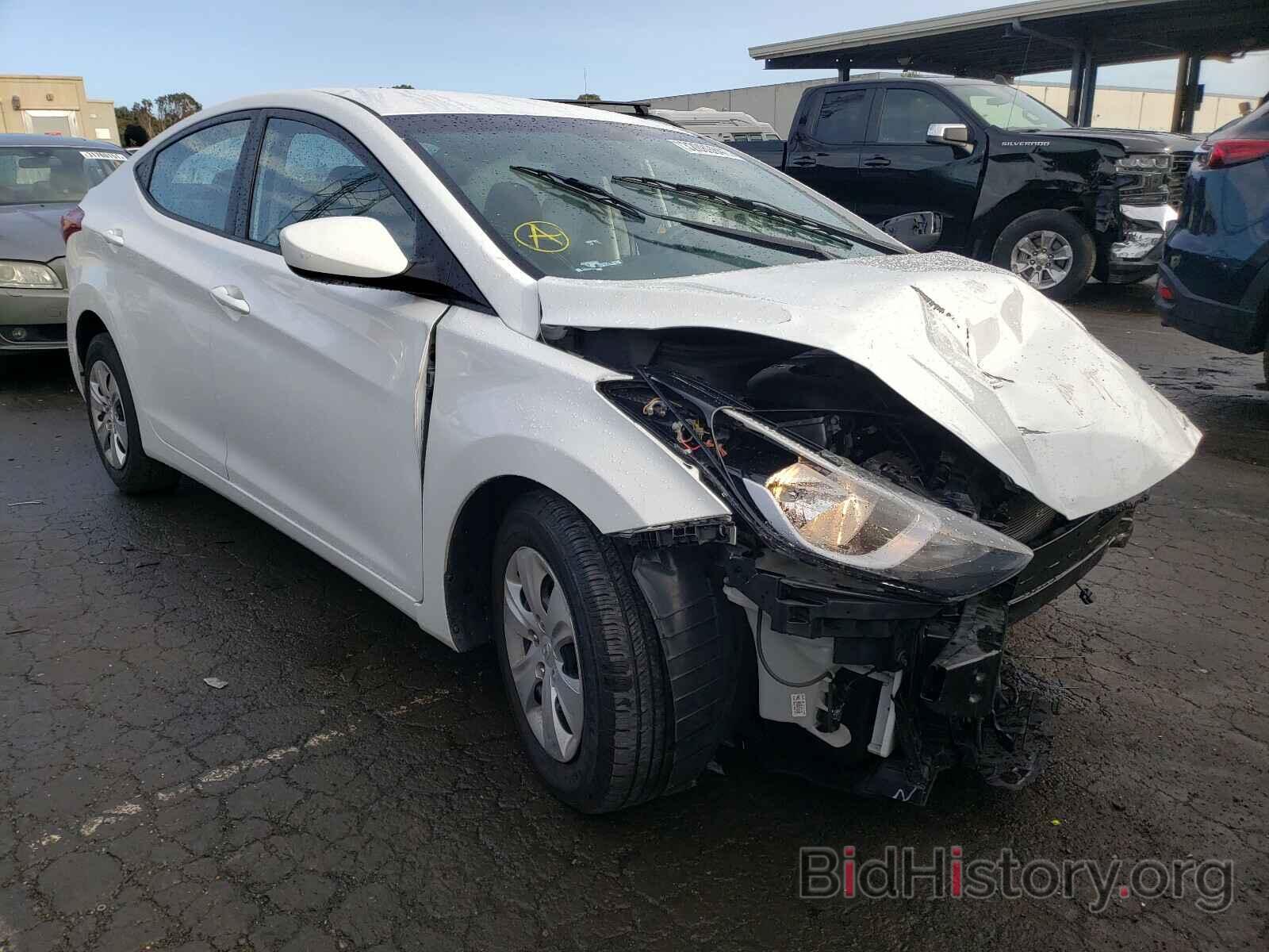 Photo 5NPDH4AE1GH721856 - HYUNDAI ELANTRA 2016