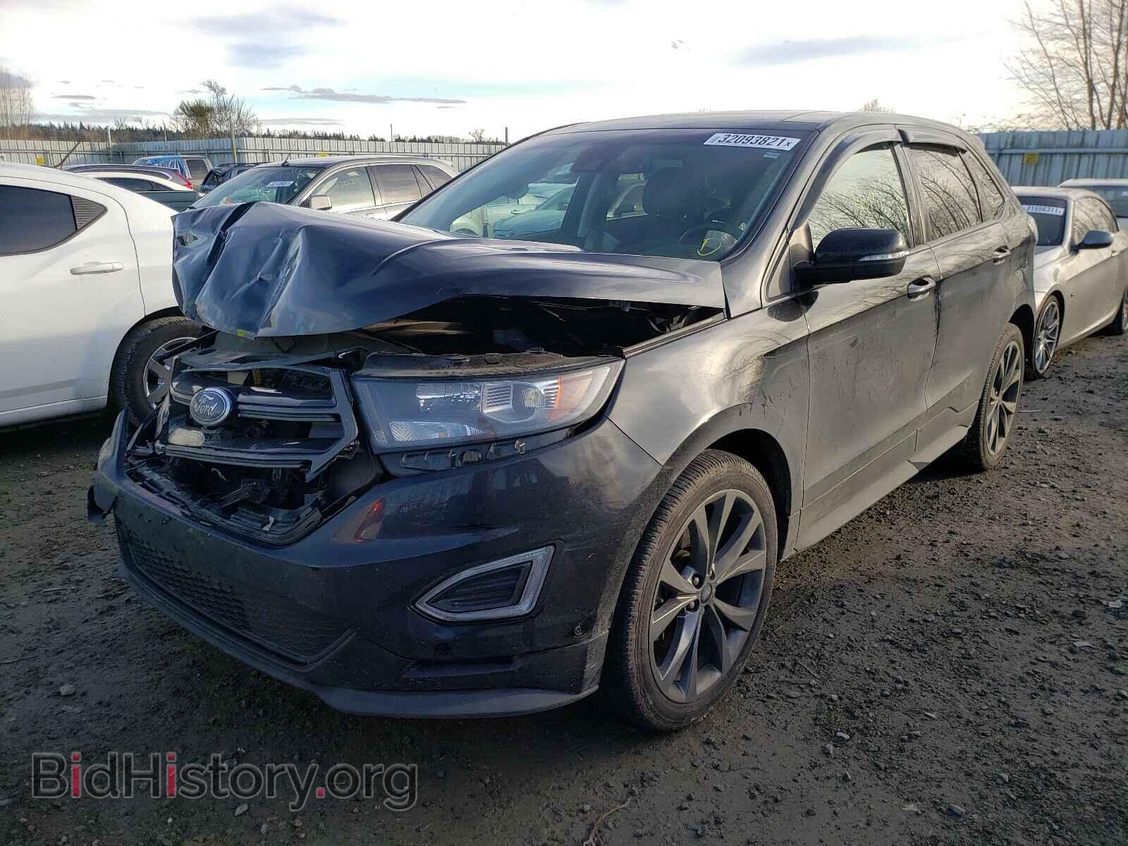 2016 FORD EDGE - VIN: 2FMPK4AP7GBB96390 - Фото 2