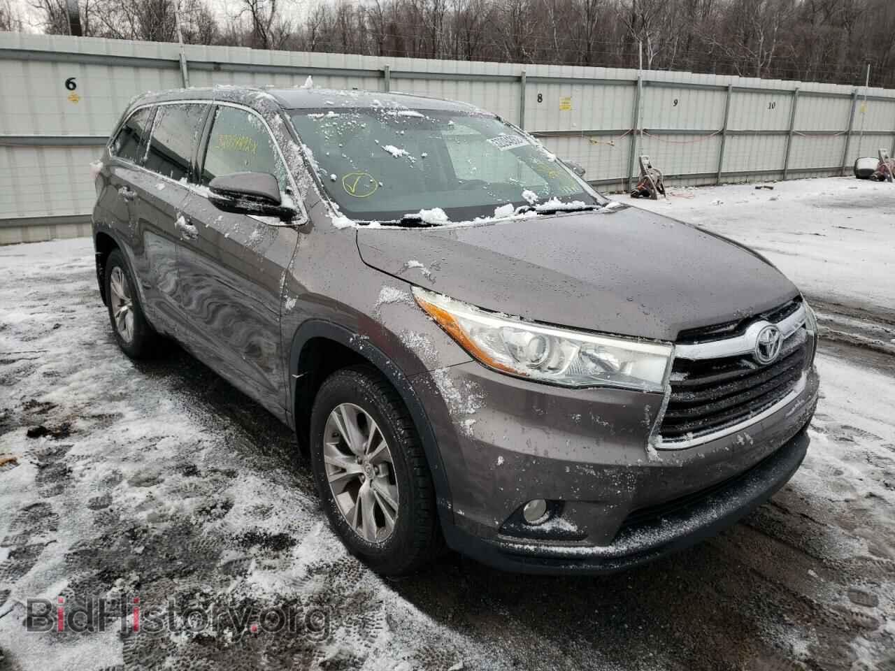 Photo 5TDBKRFH9FS078187 - TOYOTA HIGHLANDER 2015