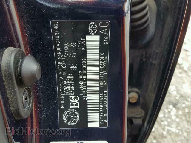 2013 TOYOTA COROLLA BA - VIN: 2T1BU4EEXDC953982 - Фото 10