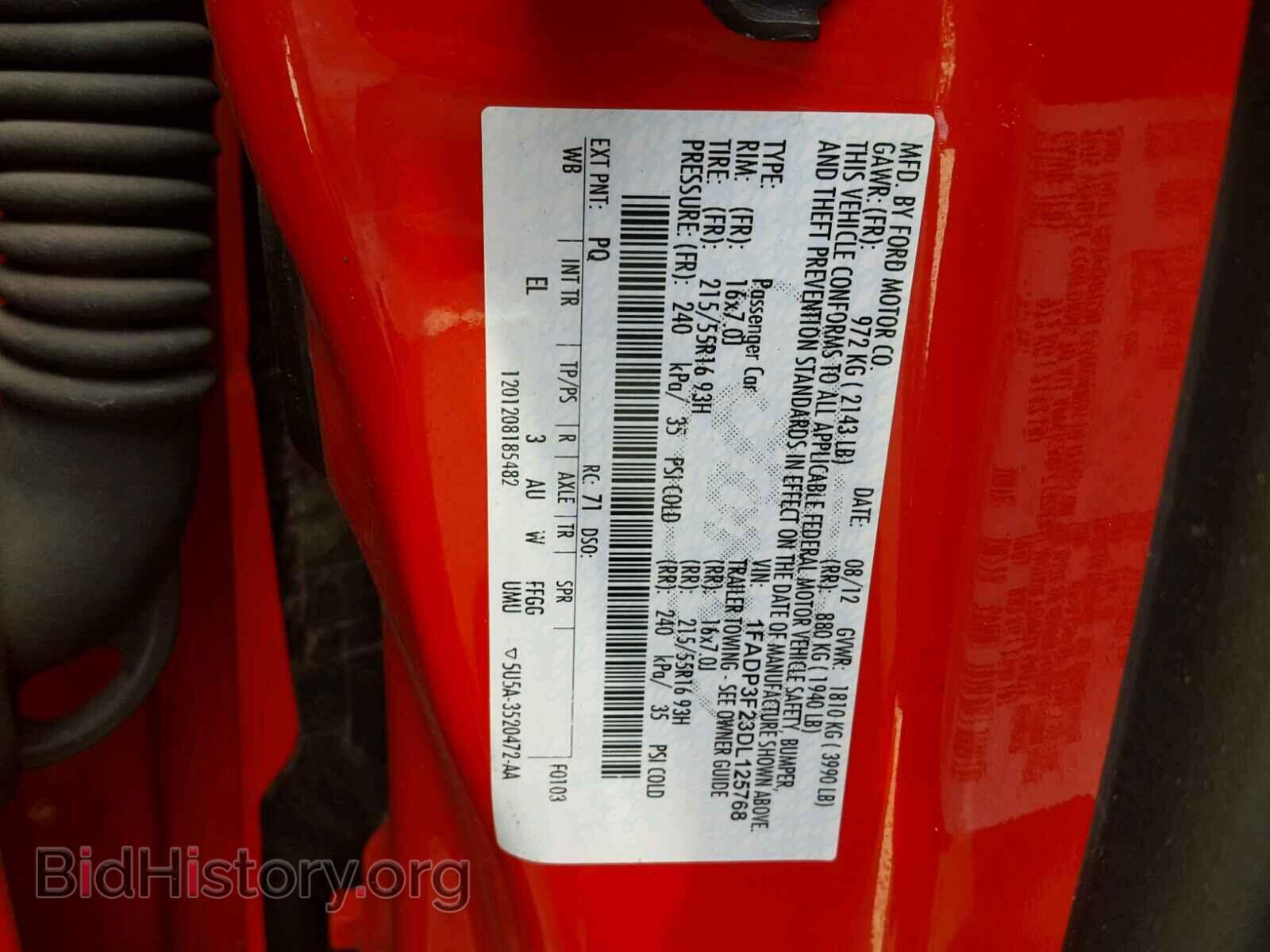 2013 FORD FOCUS - VIN: 1FADP3F23DL125768 - Photo 10