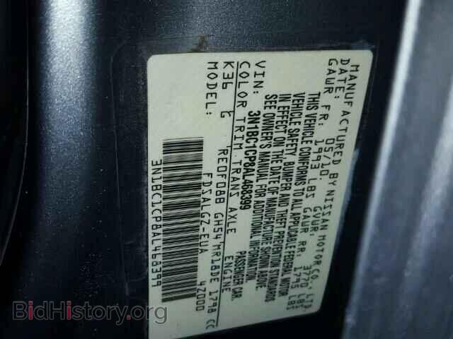 2010 NISSAN VERSA - VIN: 3N1BC1CP8AL468399 - Фото 10