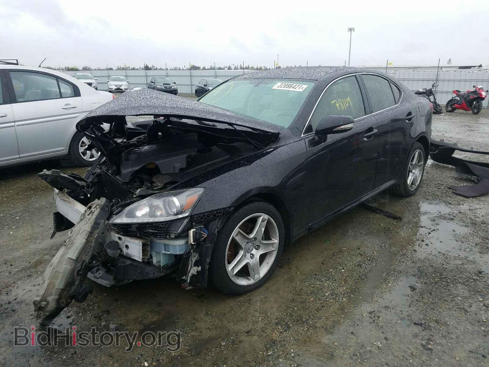 2011 LEXUS IS - VIN: JTHCF5C21B5050254 - Фото 2