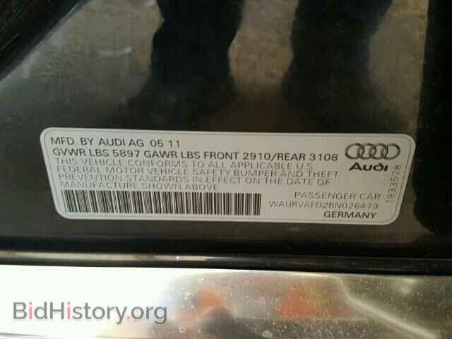 2011 AUDI A8 - VIN: WAURVAFD2BN026479 - Photo 10