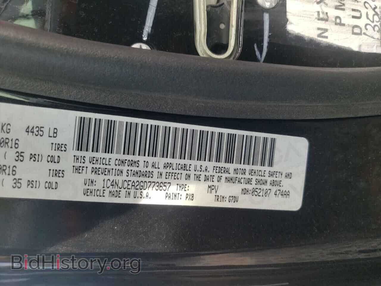 2016 JEEP COMPASS - VIN: 1C4NJCEA2GD773657 - Photo 10