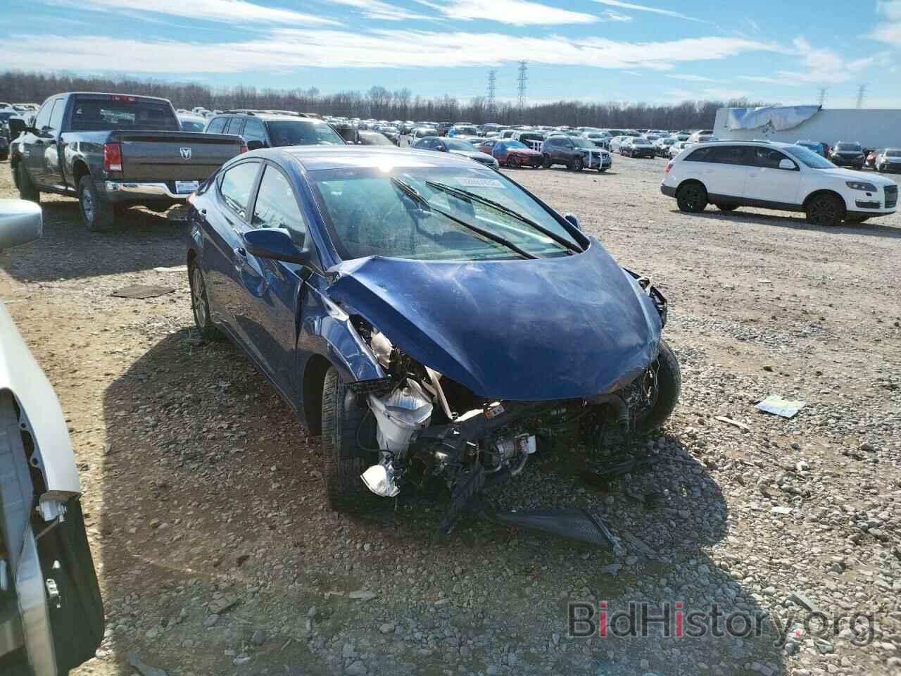 Photo 5NPDH4AEXGH747968 - HYUNDAI ELANTRA 2016