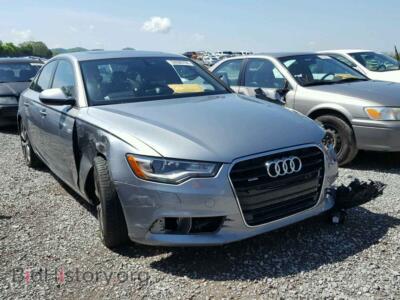 2014 Audi A6 A6 Premium, серый — VIN WAUGFAFC1EN055200, Copart