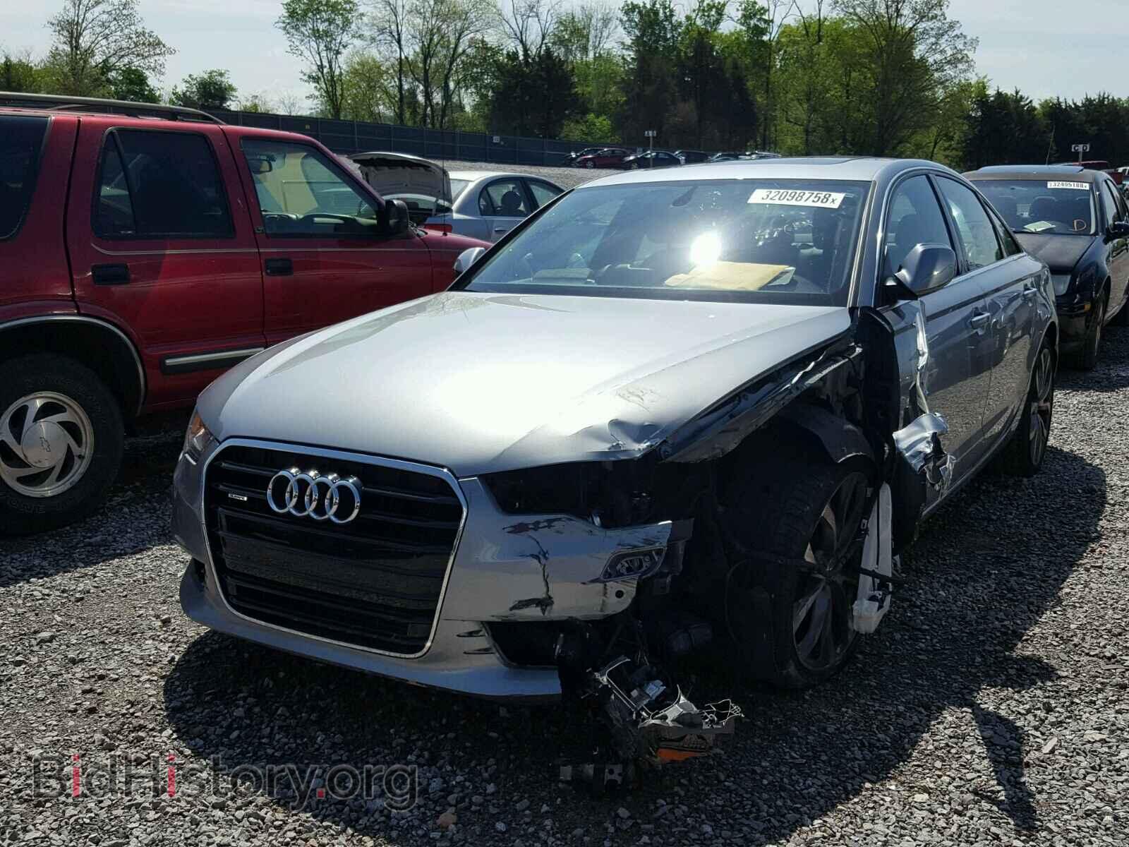 2014 AUDI A6 - VIN: WAUGFAFC1EN055200 - Фото 2