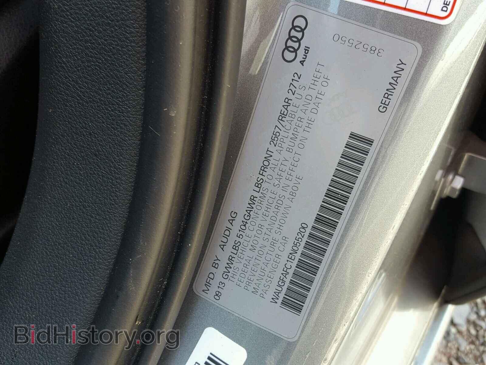 2014 AUDI A6 - VIN: WAUGFAFC1EN055200 - Фото 10