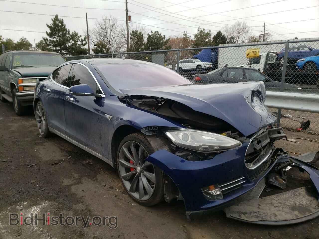 Photo 5YJSA1H43FF085185 - TESLA MODEL S 2015
