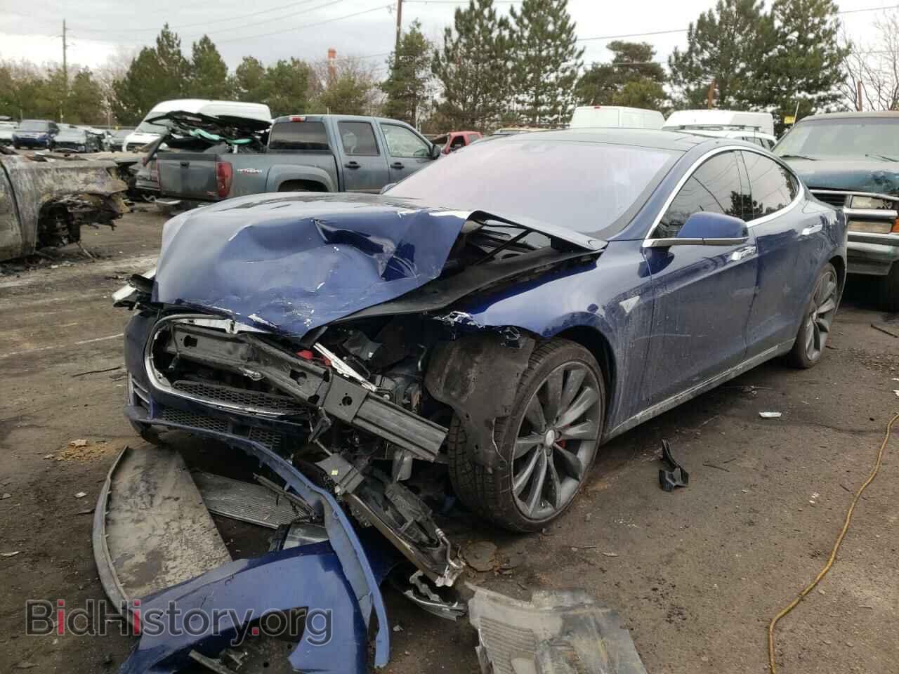 2015 TESLA MODEL S - VIN: 5YJSA1H43FF085185 - Фото 2