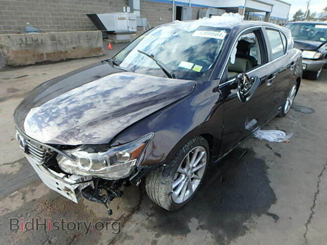 2011 LEXUS CT 200 - VIN: JTHKD5BH0B2014757 - Фото 2