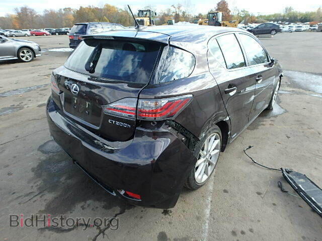 2011 LEXUS CT 200 - VIN: JTHKD5BH0B2014757 - Фото 4
