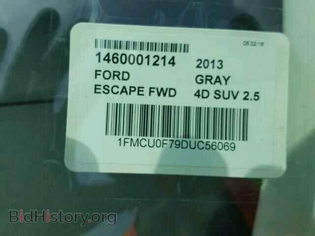2013 FORD ESCAPE - VIN: 1FMCU0F79DUC56069 - Фото 10