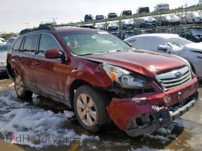 2011 Subaru OUTBACK 2., maroon — VIN 4S4BRBCC3B1442604, Copart