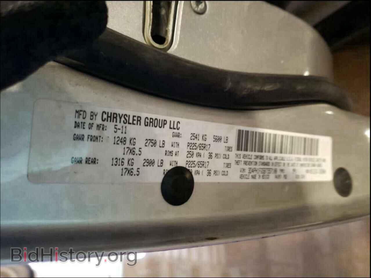 2011 DODGE JOURNEY - VIN: 3D4PH1FG5BT557108 - Фото 10