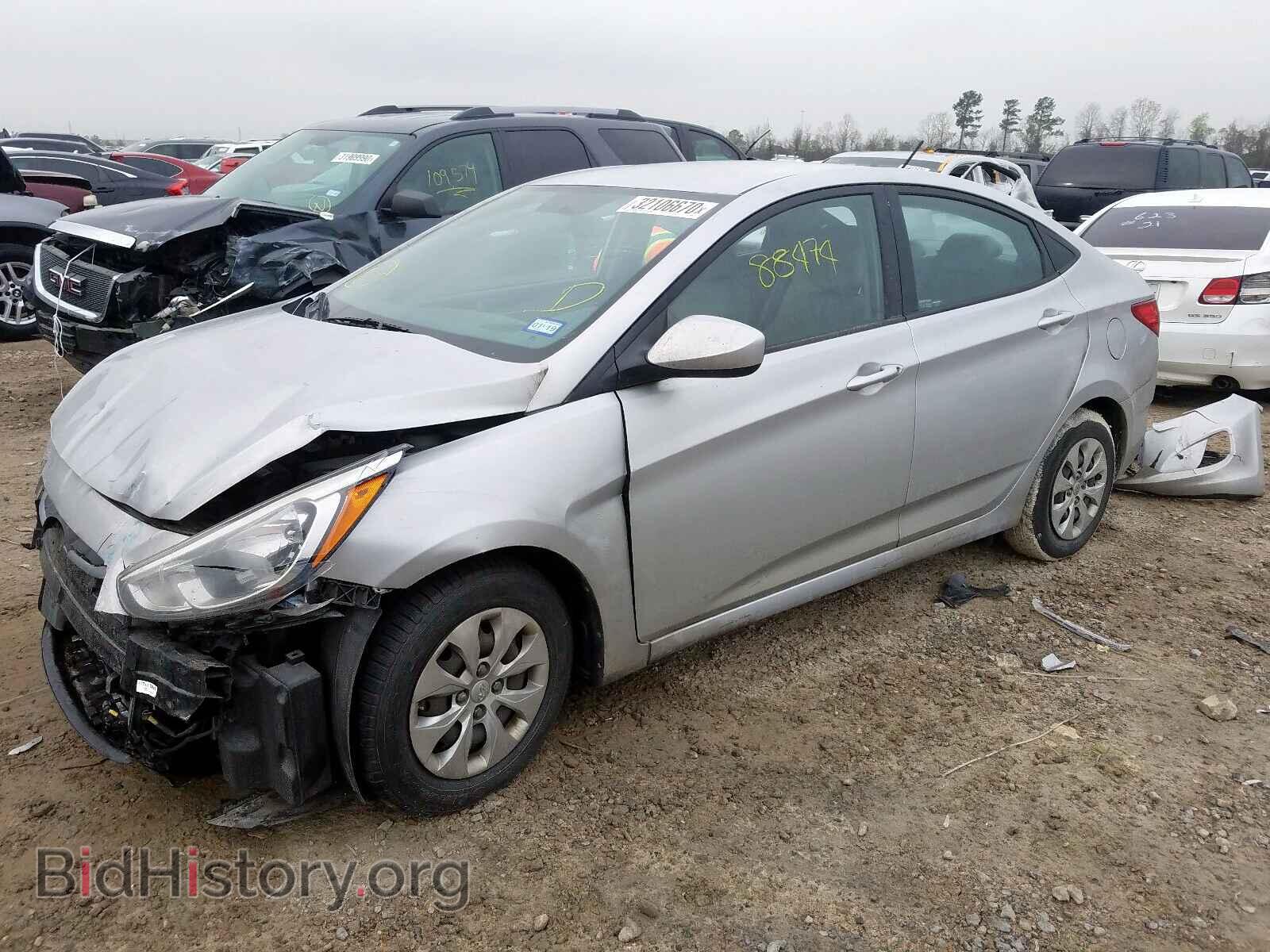 2016 HYUNDAI ACCENT - VIN: KMHCT4AE3GU000384 - Фото 2