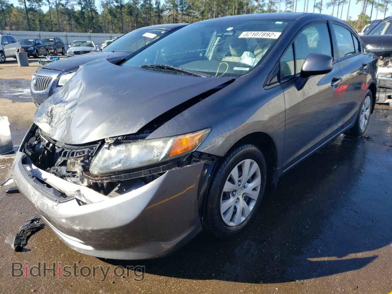 2012 HONDA CIVIC - VIN: 19XFB2F5XCE022229 - Фото 2