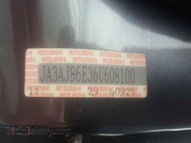 2006 MITSUBISHI LANCER - VIN: JA3AJ86E36U608100 - Фото 9