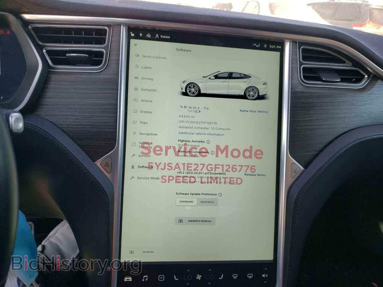 2016 TESLA MODEL S - VIN: 5YJSA1E27GF126776 - Photo 8
