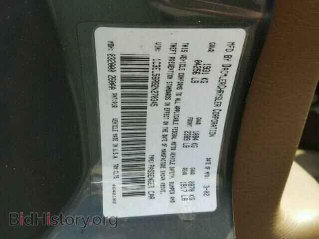 2002 CHRYSLER SEBRING - VIN: 1C3EL56R82N270345 - Фото 10