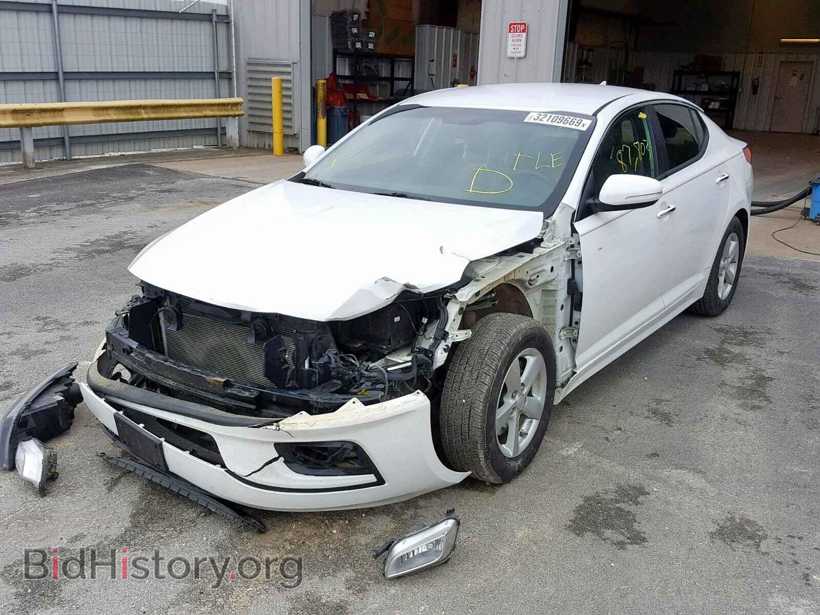 2014 KIA OPTIMA - VIN: KNAGM4A70E5476164 - Фото 2
