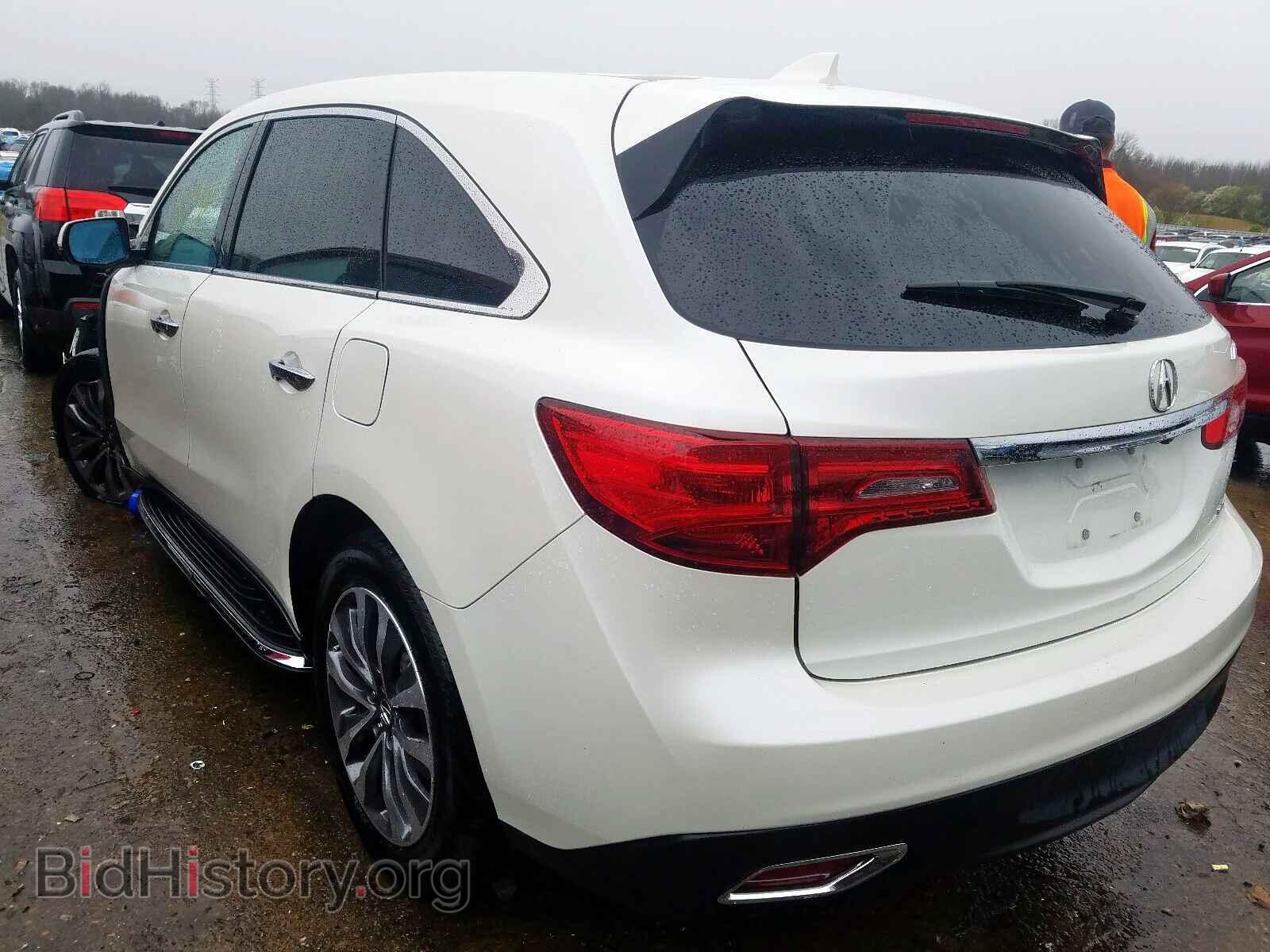 2016 ACURA MDX - VIN: 5FRYD4H4XGB019784 - Фото 3