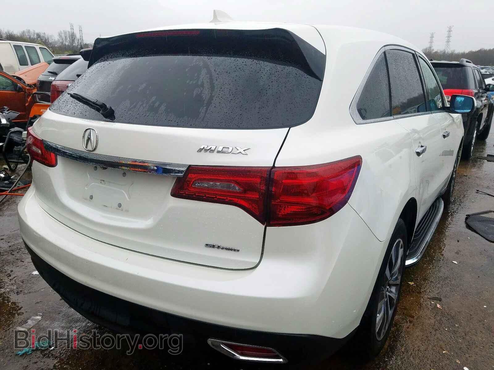 2016 ACURA MDX - VIN: 5FRYD4H4XGB019784 - Фото 4