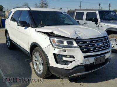 2016 Ford EXPLORER Explorer X, белый — VIN 1FM5K7D81GGA25902, Copart
