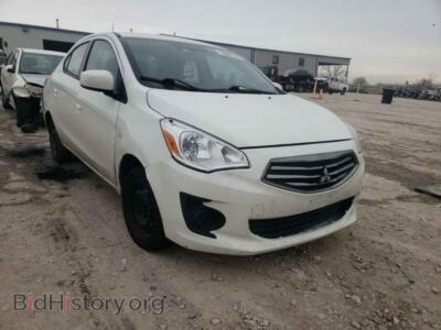 2017 Mitsubishi MIRAGE Mirage G4, белый — VIN ML32F3FJ2HHF18588, Copart
