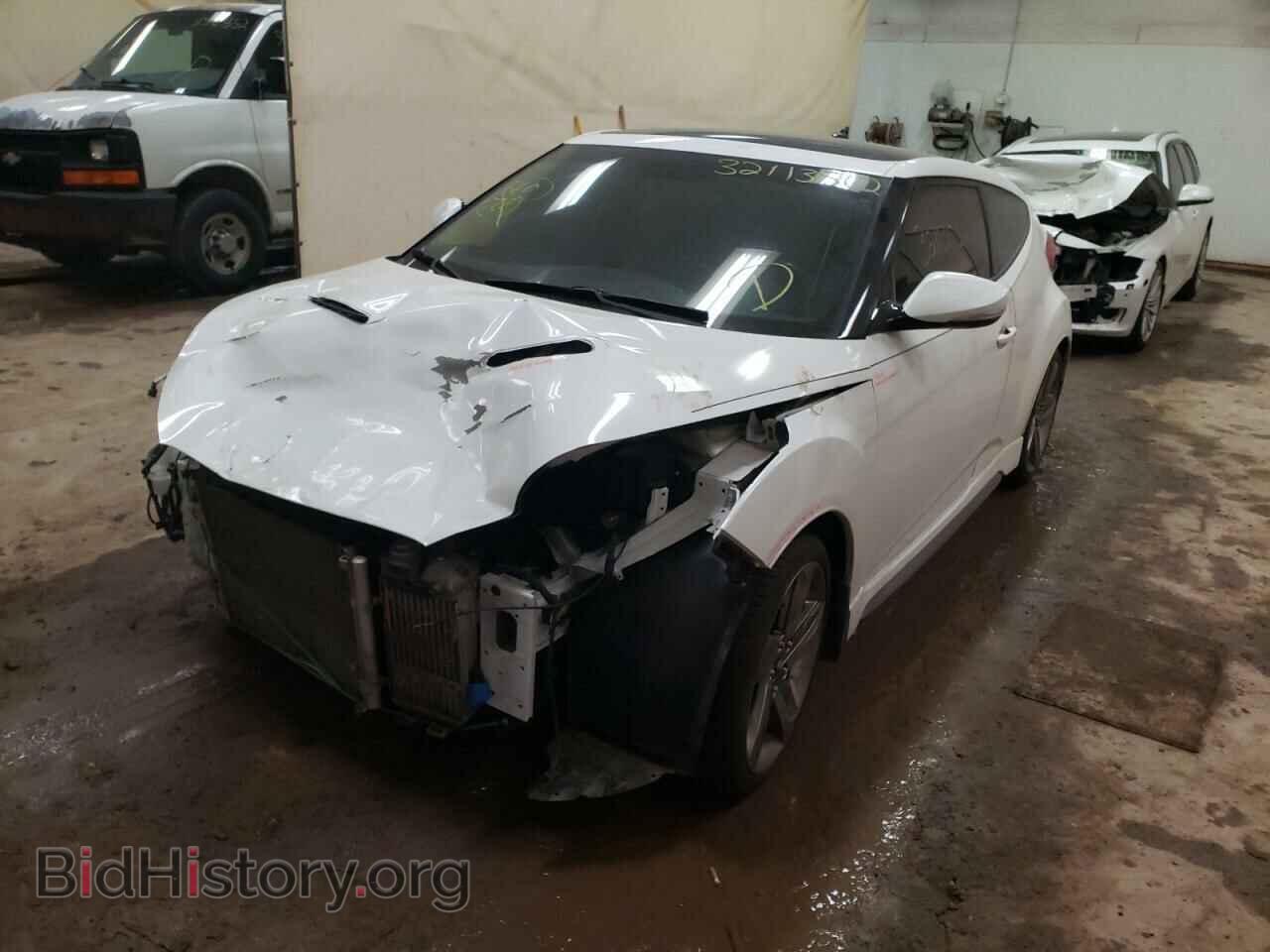 2014 HYUNDAI VELOSTER - VIN: KMHTC6AE9EU190846 - Фото 2