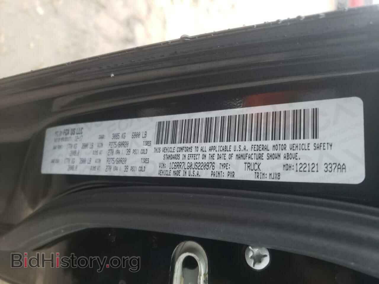 2018 RAM 1500 - VIN: 1C6RR7LG0JS220976 - Фото 10