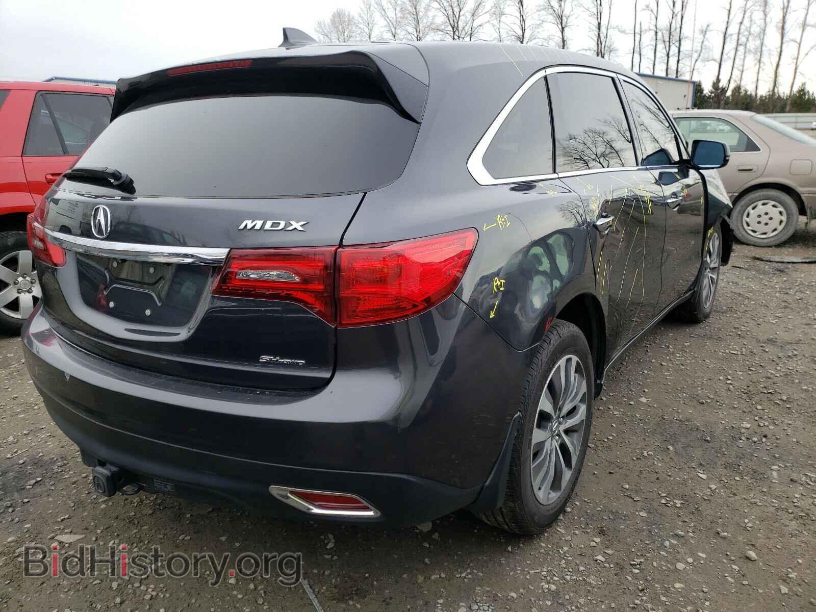 2016 ACURA MDX - VIN: 5FRYD4H45GB056628 - Фото 4