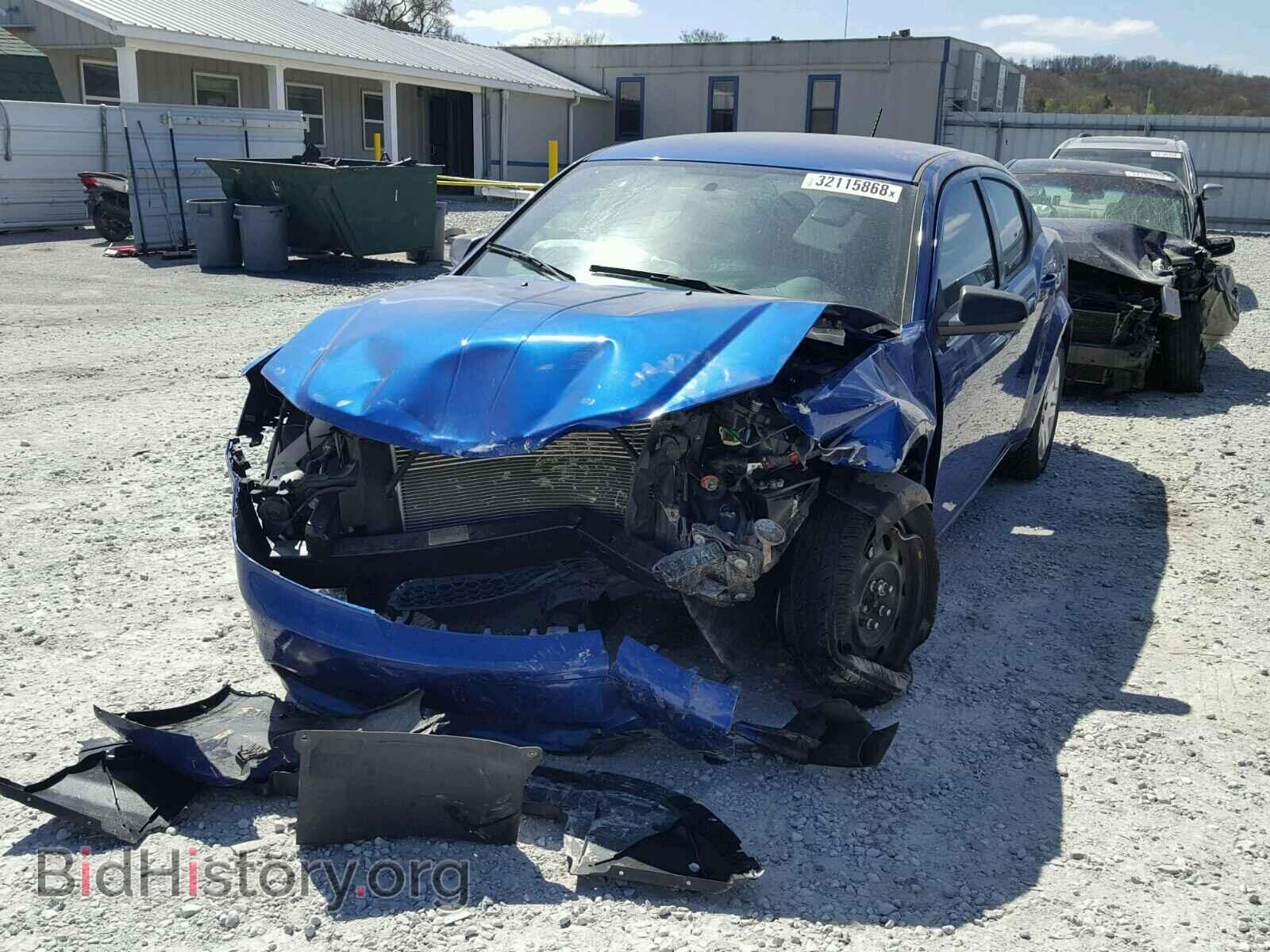 2014 DODGE AVENGER - VIN: 1C3CDZAB0EN148640 - Фото 2