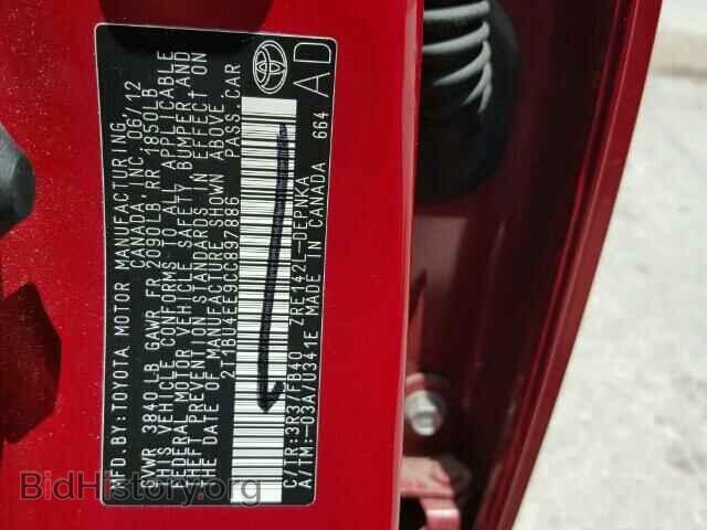 2012 TOYOTA COROLLA - VIN: 2T1BU4EE9CC897886 - Photo 10