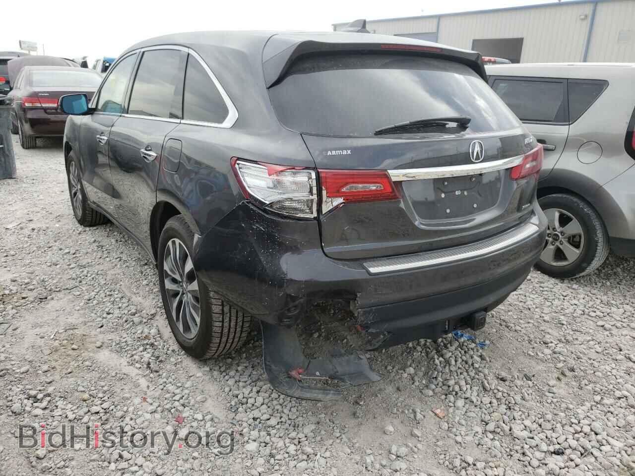 2016 ACURA MDX - VIN: 5FRYD4H44GB010627 - Фото 3