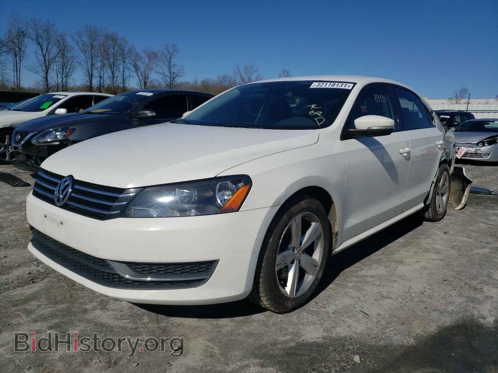 2013 VOLKSWAGEN PASSAT - VIN: 1VWBP7A37DC129134 - Фото 2