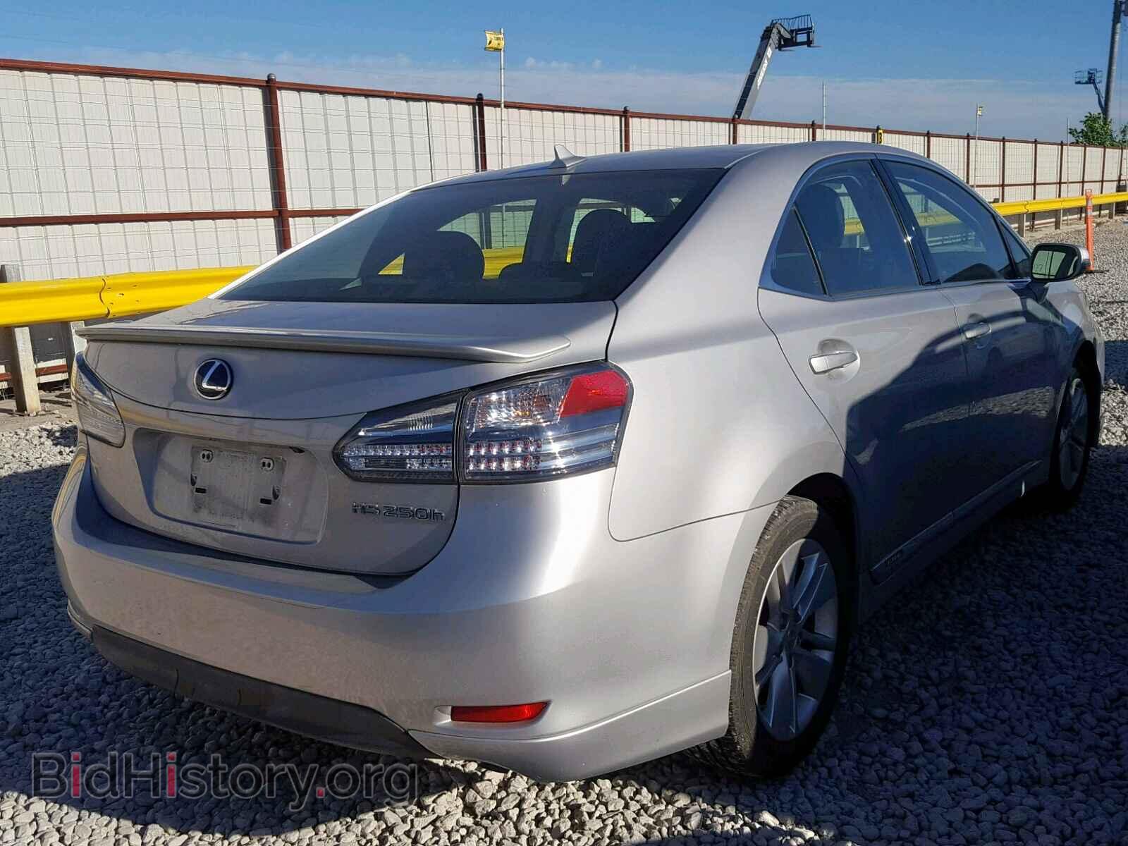 2011 LEXUS HS 250H - VIN: JTHBB1BA0B2046870 - Фото 4