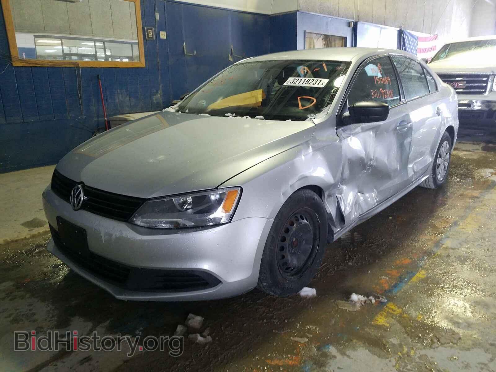 2014 VOLKSWAGEN JETTA - VIN: 3VW1K7AJ2EM385853 - Фото 2