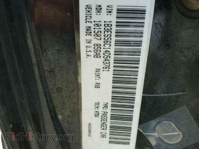 2004 DODGE NEON - VIN: 1B3ES56C14D543761 - Фото 10