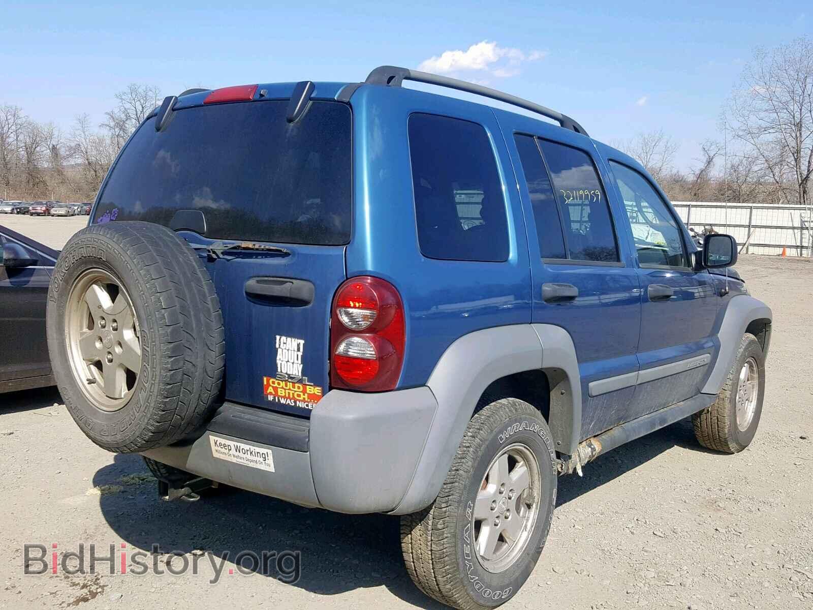 2005 JEEP LIBERTY SP - VIN: 1J4GL48K55W641663 - Фото 4
