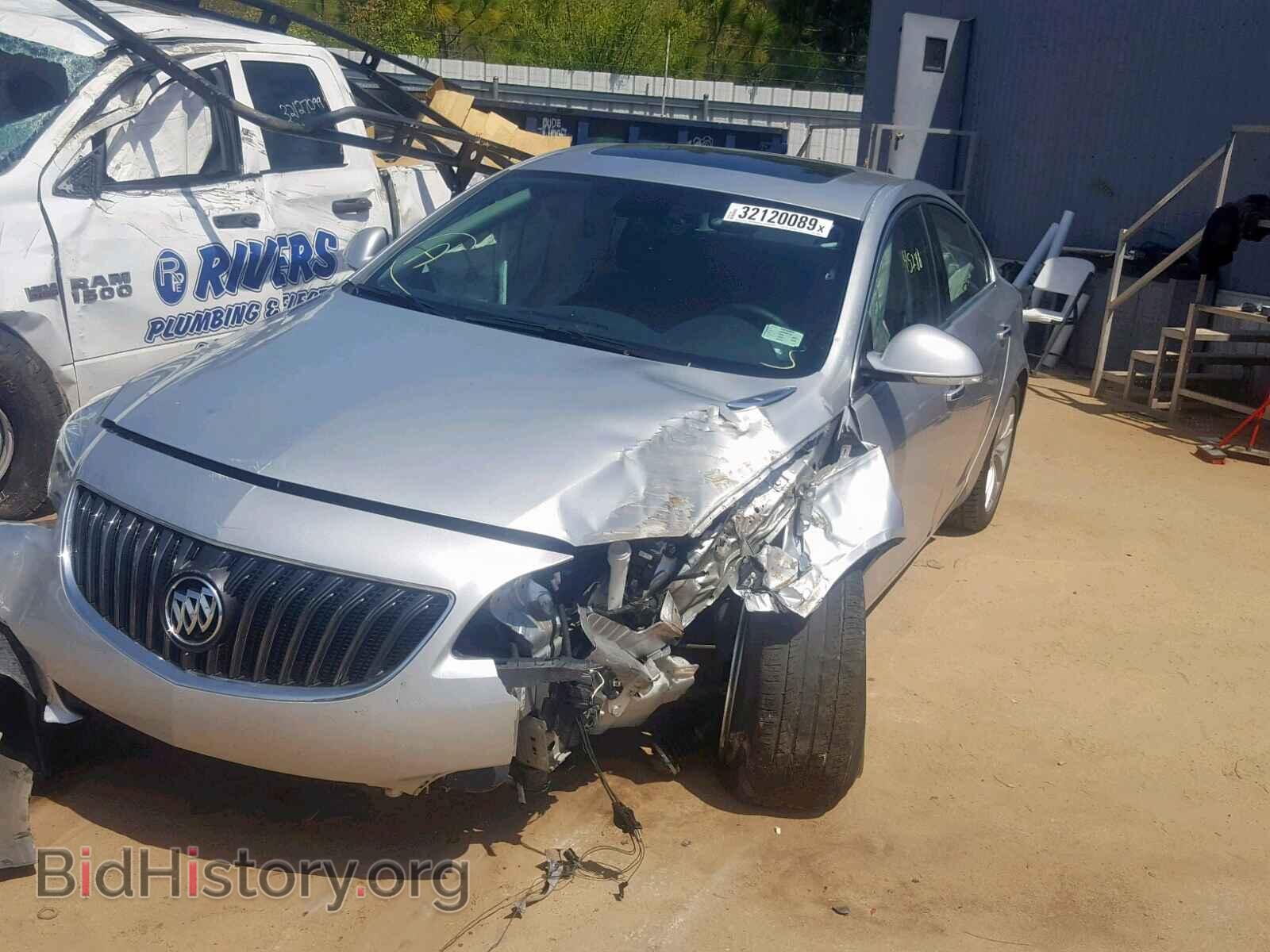 2014 BUICK REGAL - VIN: 2G4GN5EX8E9252445 - Фото 2