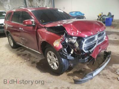 2013 Dodge DURANGO Durango CR, red — VIN 1C4RDJDG1DC686644, Copart