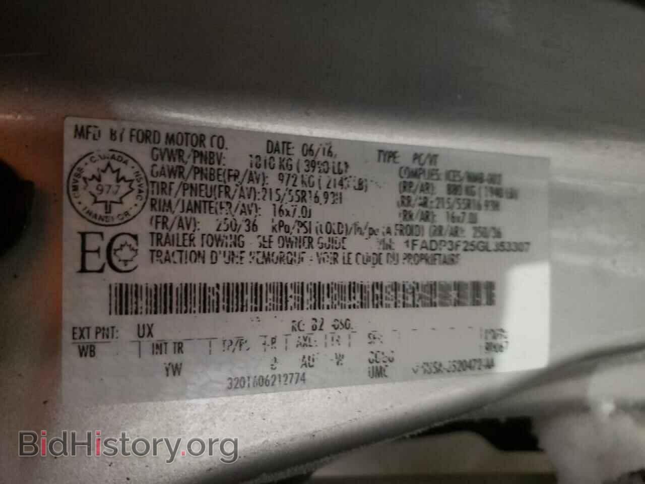2016 FORD FOCUS - VIN: 1FADP3F25GL353307 - Photo 10